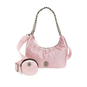 Kurt Geiger nylon rhinestone bag